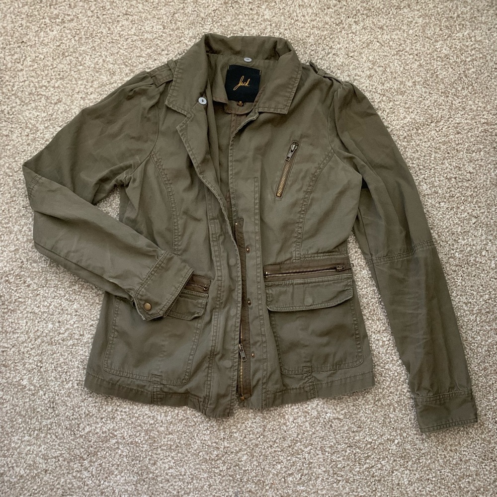 Jack. Army Green Military Jacket